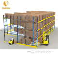 Push Back Pallet Racking System For Factory Storage